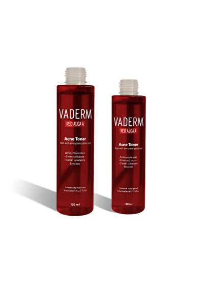 VADERM تونر يقلل من اثار الحبوب يعمل على تضييق المسام مناسب للبشره الدهنية وا...