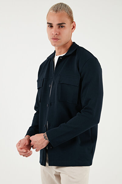 Buratti Бавовняна сорочка Regular Fit з класичним коміром і кишенею на грудях Чоловіча сорочка 5901220