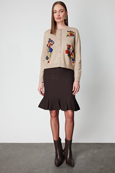 ON Colorful Floral Embroidered Knitwear Cardigan