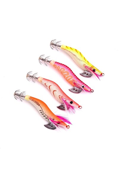 Choice 4 قطع - 8.5 سم - 7.3 جرام 4 قطع طُعم صيد ملفوف طُعم روبيان أخطبوط طُعم...