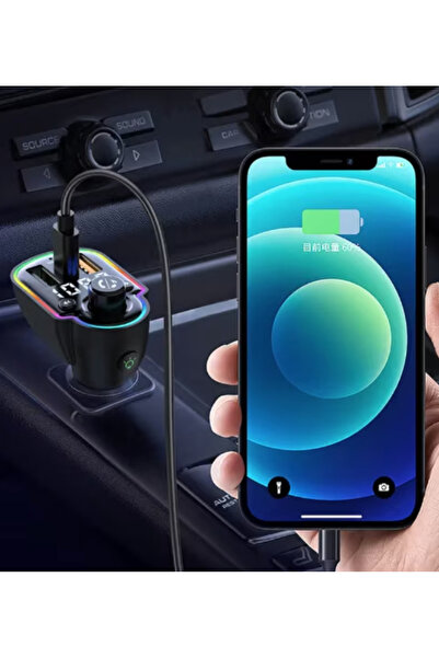 Ruan FM Modulator Bluetooth 5.0 Fast Charging MP3 Player Type C PD 20W USB QC 3.0 ZTB A8