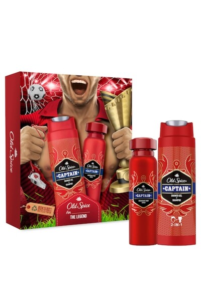 Old Spice Set cadou Fotbalist: Deodorant Spray 150 ml + Gel de duș 250 ml