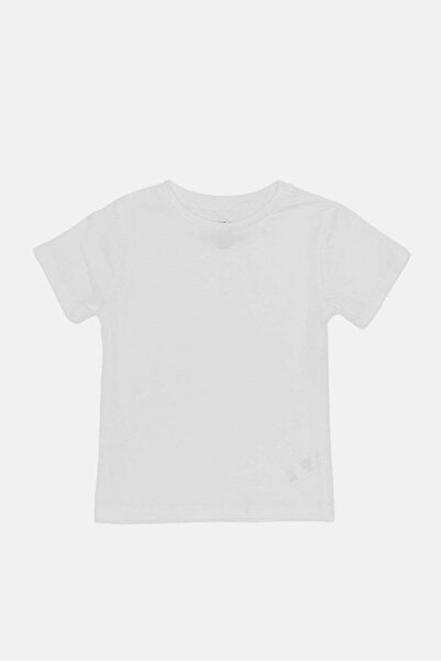 REDTAG Infant Boys Blue And White Printed Shirt Set (2 Piece)