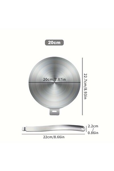 Choice1 لوحة توصيل حرارية مقاس 20 سم، قطعة واحدة، بمقبض قابل للفصل، لوحة توزي...