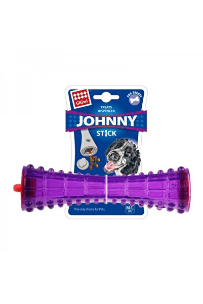 Gigwi Treat Dispenser Johnny Stick Transparent for dog (Purple)