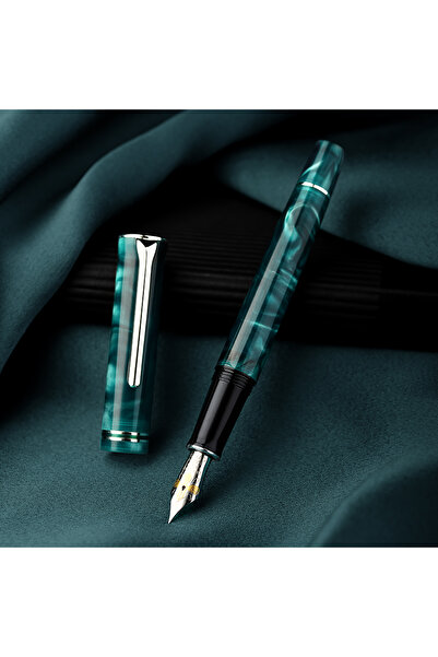 Choice قلم حبر جاف M green LT Hongdian N2 Green Mist Forest Fountain Pen مناس...