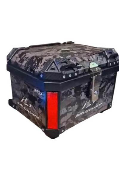 RKS karbon motosiklet çanta ABS Arka Çanta reknli çanta 60 litlere SU GEÇİRME...