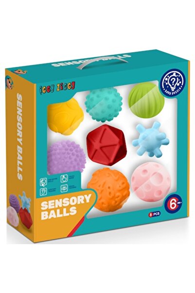 Interaktivna Zabava Set Iggy Ziggy - 6 mingi senzoriale