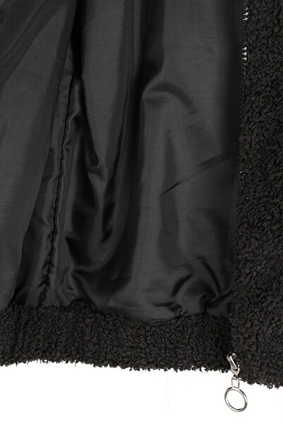 kinderos Hooded Girl's Plush Coat