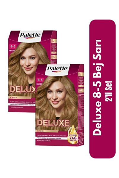 Palette Deluxe 8-5 Bej Sarı 2 li Set