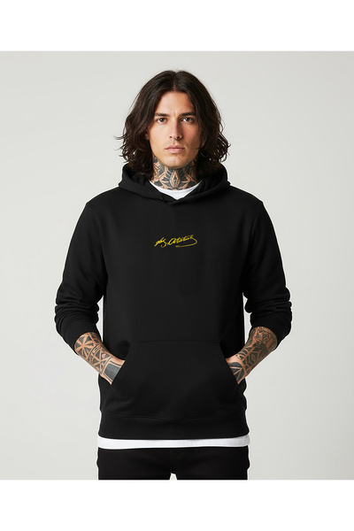 Darkia Mustafa Kemal Atatürk Signature Gold Gold Color Design B Printed Hoode...