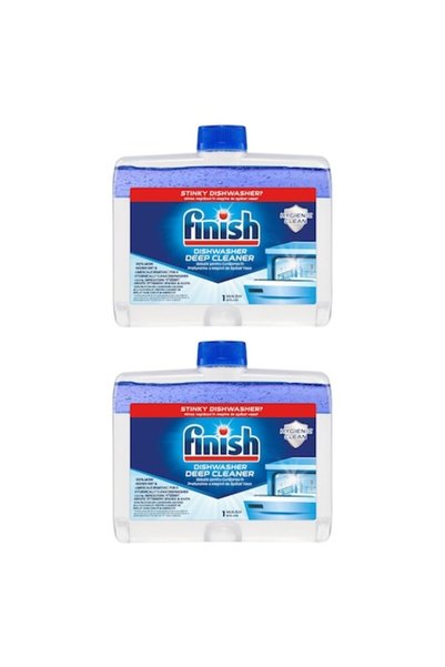 Finish Pachet 2 x Soluție de curățare pentru mașina de spălat vase, 250 ml
