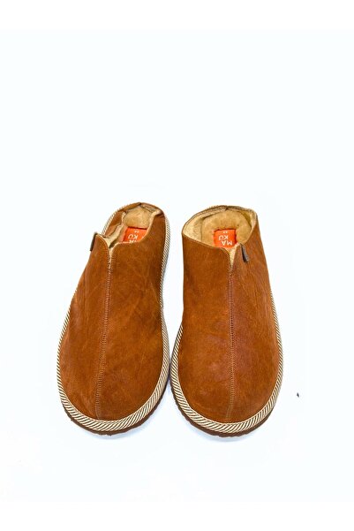 makü شباشب رجالية من الجلد الطبيعي من POLIN