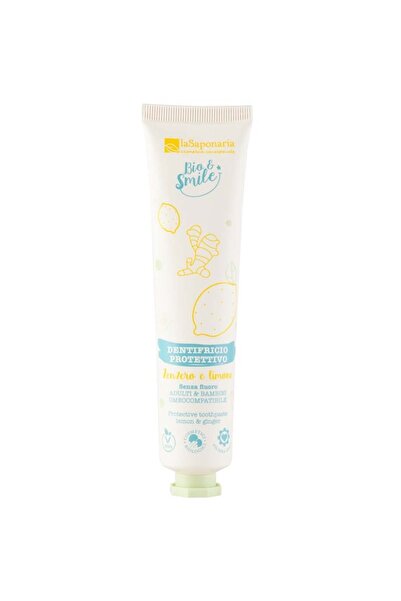 La Saponaria protective toothpaste with lemon and ginger, 75 ml,