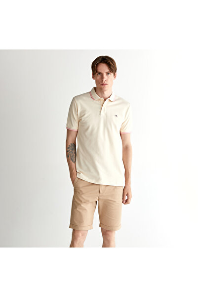 Gant Erkek Krem Regular Fit Polo