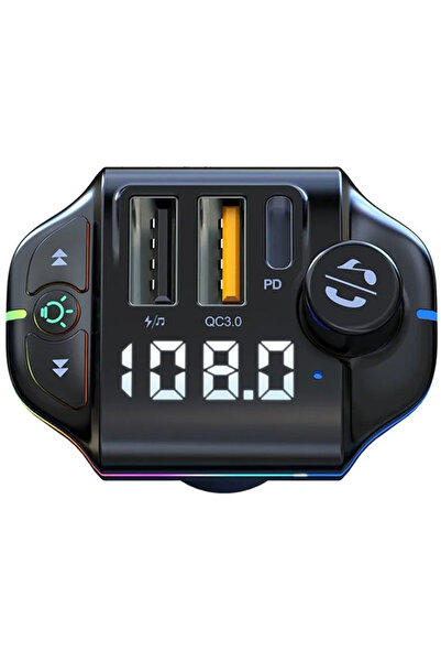 Ruan Modulator FM auto RGB ZTB-A10 - 20W Negru