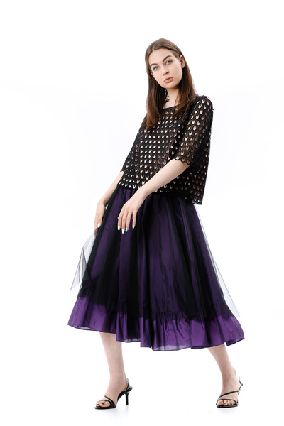 RVL black blouse for women