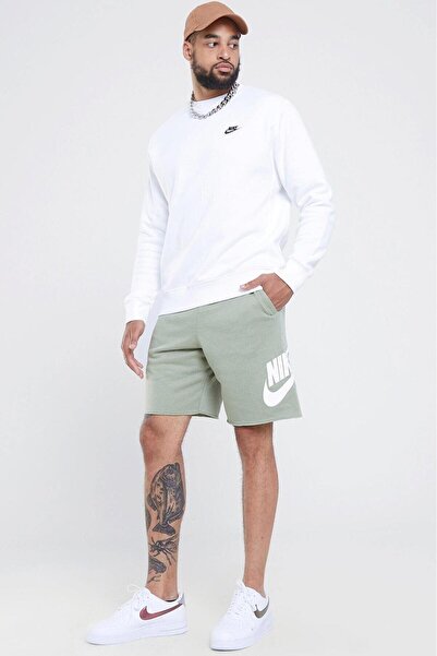 Nike Sportswear Club Crew Standard Fit White Men's Sweatshirt
