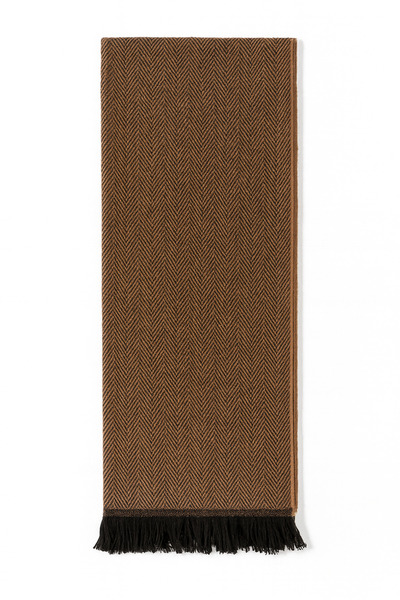 MEKİK BUTİK Чоловічий шарф Taba з риб'ячою спинкою - шарф