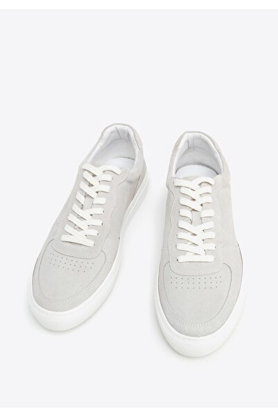 Wittchen Men's classic light gray suede sneakers