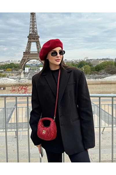 CSR AKSESUAR Pălărie cu beretă din pâslă pentru pictor francez Cherry