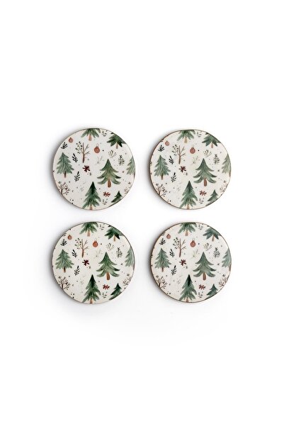 Cora Home طقم كوستر نويلا مكون من 4 قطع