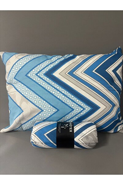 Pamuku Battal Size Elastic Sheet Set 180X200 cm (+2 Pillowcases 50X70 cm)