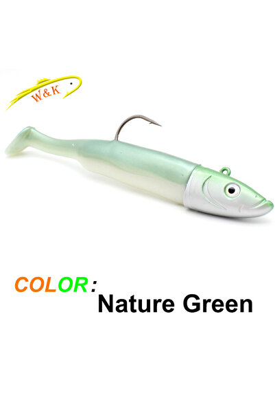Choice طقم طُعم صيد سمك القاروص الأخضر الطبيعي SLK مقاس 60 مم بأطوال 6 سم و7....