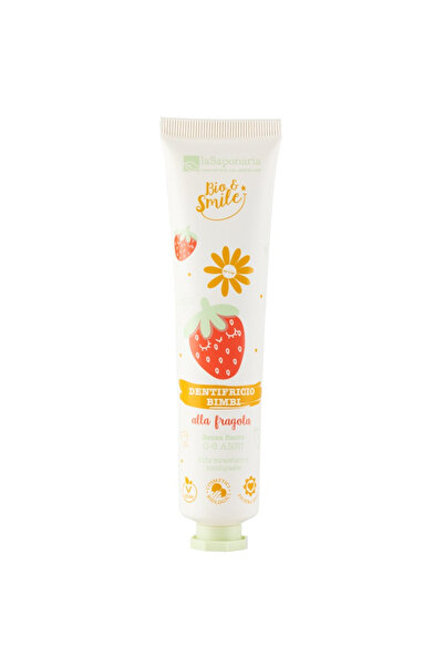 La Saponaria Strawberry Toothpaste for Children, 75 ml,