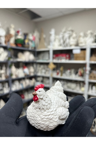 biomaxi plus dekoratif tavuk biblo ev ofis dekorasyon yilbaşı süsü