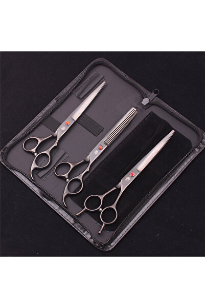 Choice11 طقم مقصات تزيين الكلاب Z3002-Hei-U3 Purple Dragon، مقصات منحنية من ا...