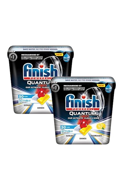 Finish Quantum Ultimate Lemon, set 2x50 capsule (100 spălări)