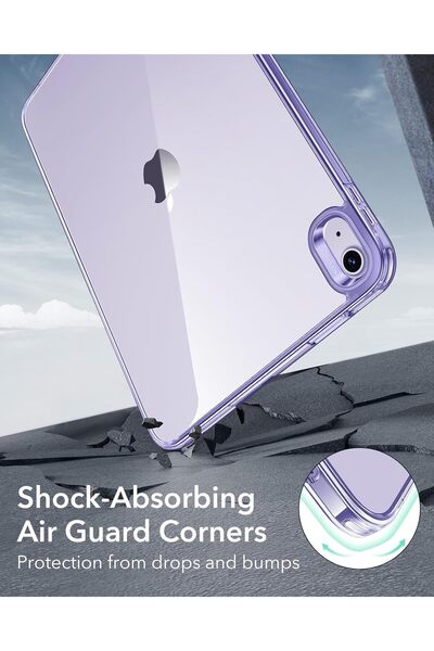 OSIRION ESR Case for iPad Air 13 Inch (2025/2024) Classic Series, Shock and Drop Protection- Clear Purple