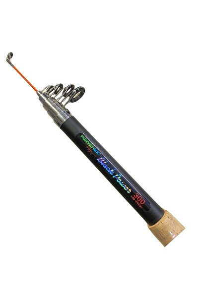 POWEREX Black Power 3.90M. 150-200Gr. Atarlı Mantar Uzun Sap Teleskopik Olta ...