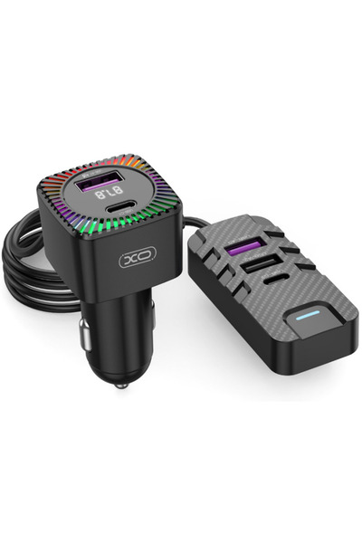 PRİZE FM Modulator Bluetooth CSII with 2 x USB C and 3 x USB A