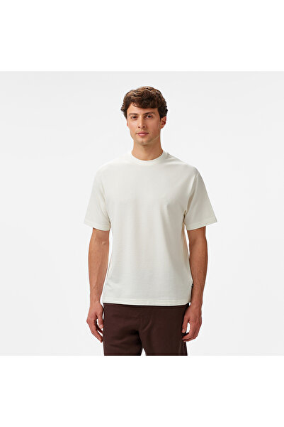 Nautica Erkek Krem Comfort Fit T-Shirt