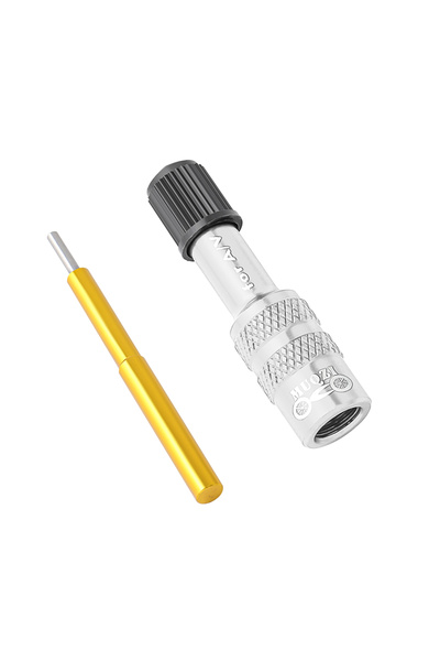 Choice Silver MUQZI Bike Fork Valve Adapter Schrader Air Fork Inflatable Valv...