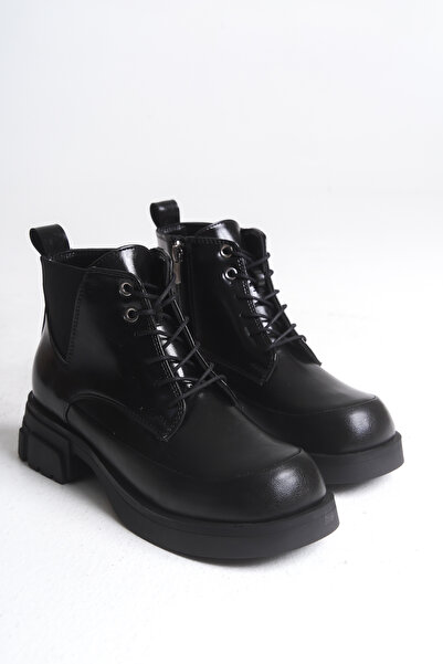 Liza Shoes SILA Γυναικείες μπότες με κορδόνια A018 - K4003