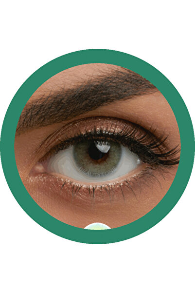 Fancy Look Hidro Topaz Turquoise colored contact lenses, complete package with solution and case