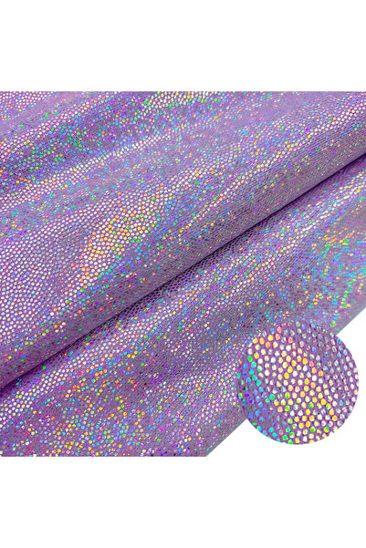 Choice 150 سم × 100 سم أرجواني قزحي 150 سم × 100 سم نسيج بوليستر لامع ليزري ق...