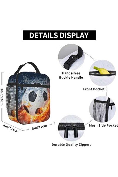 Generic Cartoon Print Insulated Lunch Bag for Students - Make Every Meal Fun!