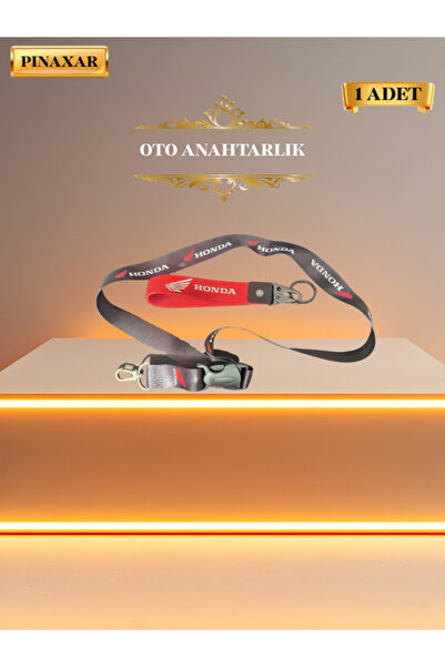 pınaxar Set chei Honda negru-roșu breloc bucăți (19x2.5cm)