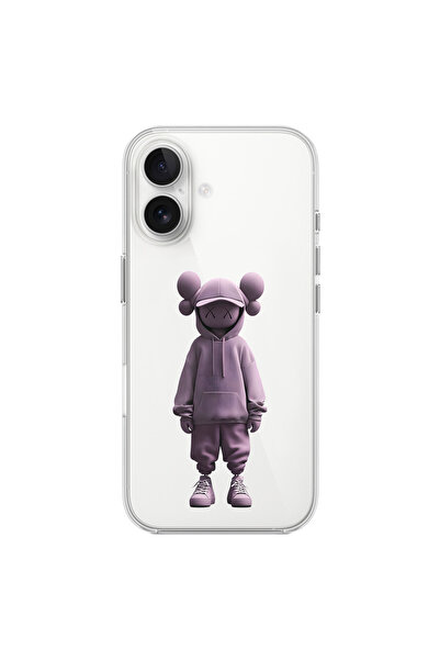 Dali Design iPhone 16 Compatible Transparent Case No Face 4 Designs