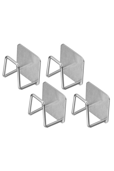 Choice3 4 قطع من أرفف المطبخ الجدارية غير المثقبة، رفوف تخزين ألواح التقطيع، رفوف أغطية القدور، خطافات،