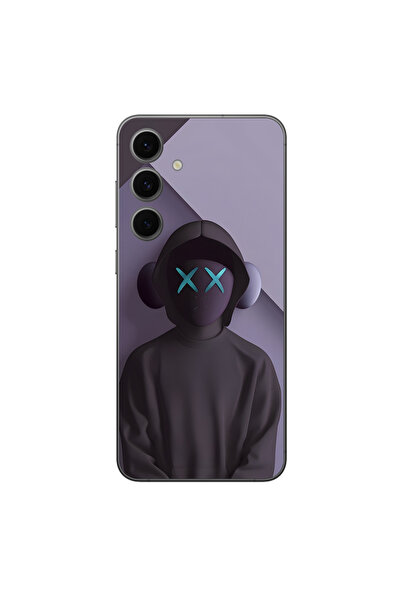 Dali Design حافظة شفافة متوافقة مع هاتف سامسونج جالاكسي S24 FE بتصميم No Face 2