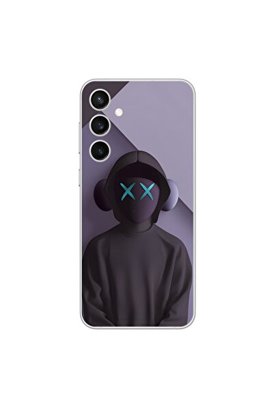 Dali Design حافظة شفافة متوافقة مع هاتف سامسونج جالاكسي S23 FE بتصميم No Face 2