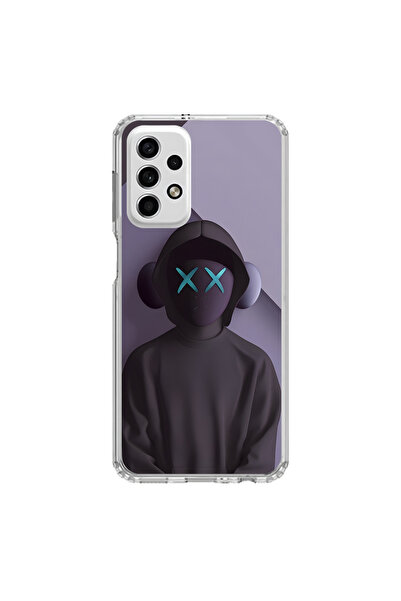 Dali Design حافظة شفافة متوافقة مع هاتف سامسونج جالاكسي A33 بتصميم No Face 2