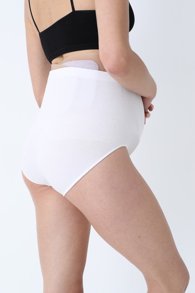 Serena Chilot maternitate din modal – alb