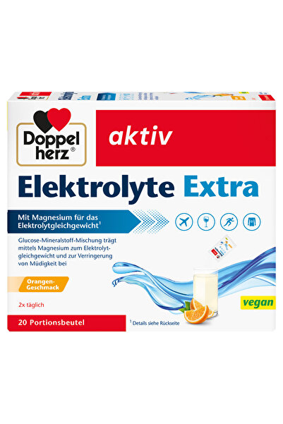 Doppelherz Electrolytes extra Aktiv, 20 sachets,