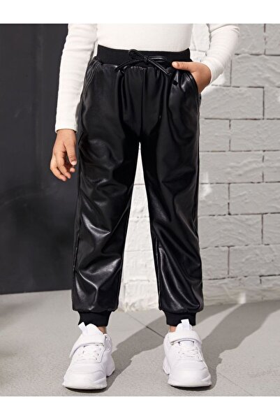 shop Pantaloni din piele artificială pentru băieți